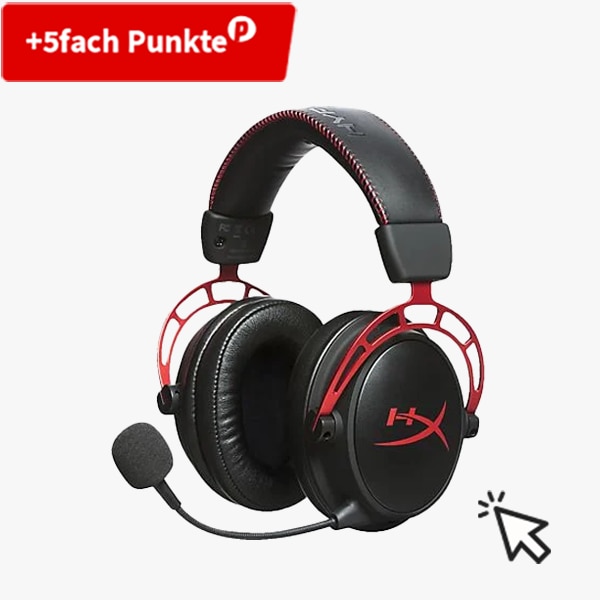 HYPERX Cloud Alpha, Over-ear Gaming Headset Schwarz/Rot