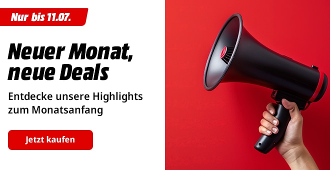 Neuer Monat, neue Deals: Entdecke unsere Highlights zum Monatsanfang.